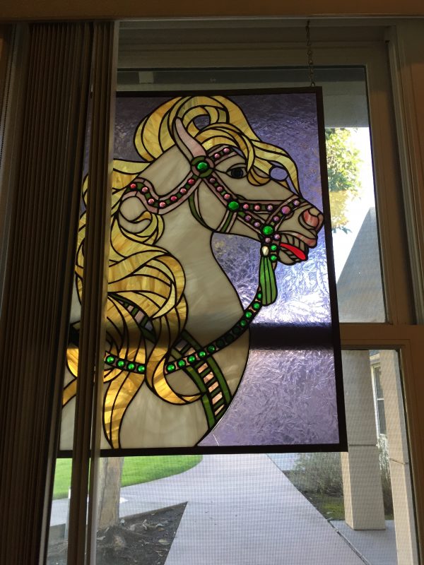 Horse Glass Work